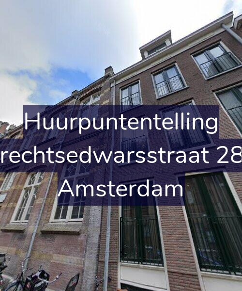 Foto gevel Huurpuntentelling voor Utrechtsedwarsstraat 28-F, Amsterdam