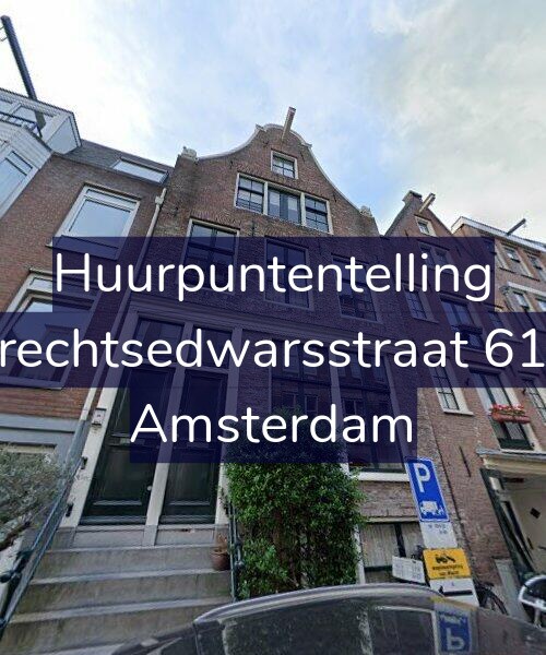 Foto gevel Huurpuntentelling voor Utrechtsedwarsstraat 61-B, Amsterdam