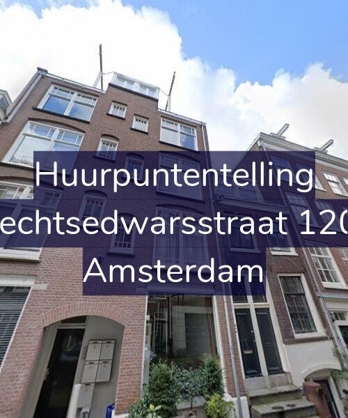 Foto gevel Huurpuntentelling voor Utrechtsedwarsstraat 120-A, Amsterdam