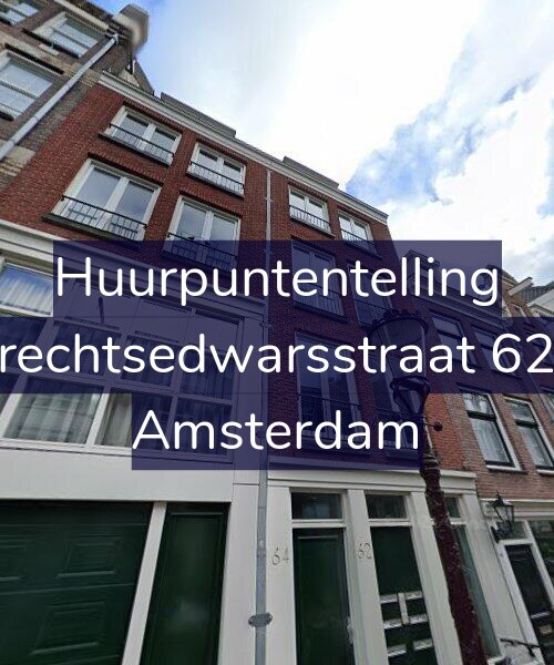 Foto gevel Huurpuntentelling voor Utrechtsedwarsstraat 62-C, Amsterdam