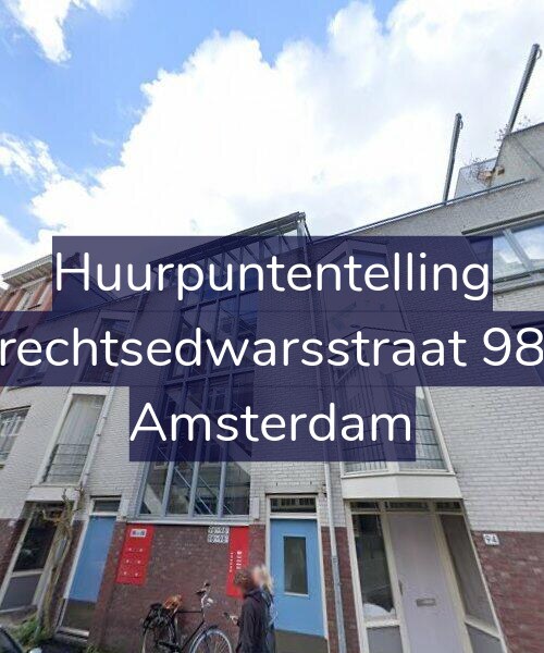 Foto gevel Huurpuntentelling voor Utrechtsedwarsstraat 98-C, Amsterdam