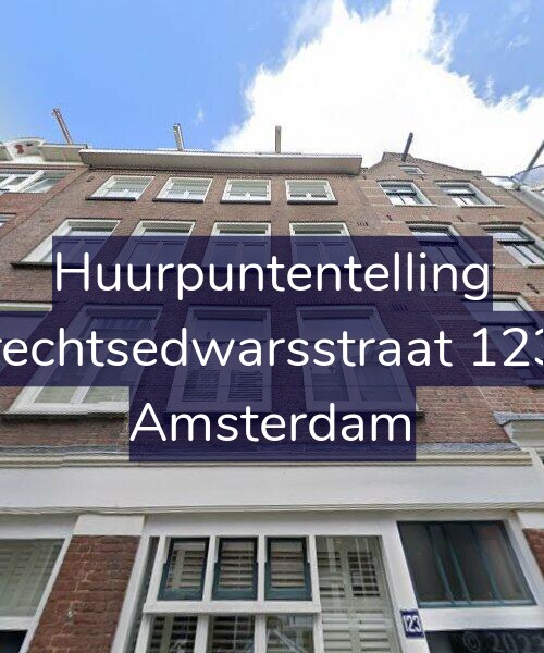 Foto gevel Huurpuntentelling voor Utrechtsedwarsstraat 123-2, Amsterdam