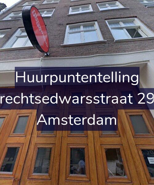 Foto gevel Huurpuntentelling voor Utrechtsedwarsstraat 29-1, Amsterdam