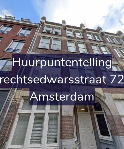 Foto gevel Huurpuntentelling voor Utrechtsedwarsstraat 72-C, Amsterdam