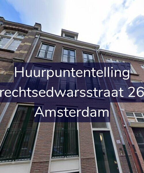 Foto gevel Huurpuntentelling voor Utrechtsedwarsstraat 26-C, Amsterdam