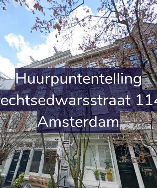 Foto gevel Huurpuntentelling voor Utrechtsedwarsstraat 114-1, Amsterdam