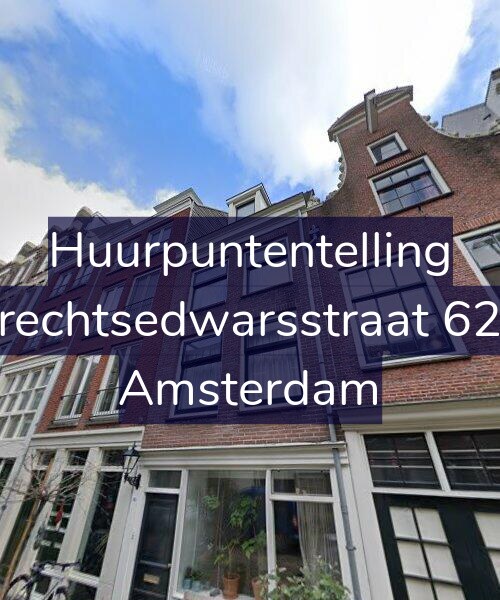Foto gevel Huurpuntentelling voor Utrechtsedwarsstraat 62-B, Amsterdam