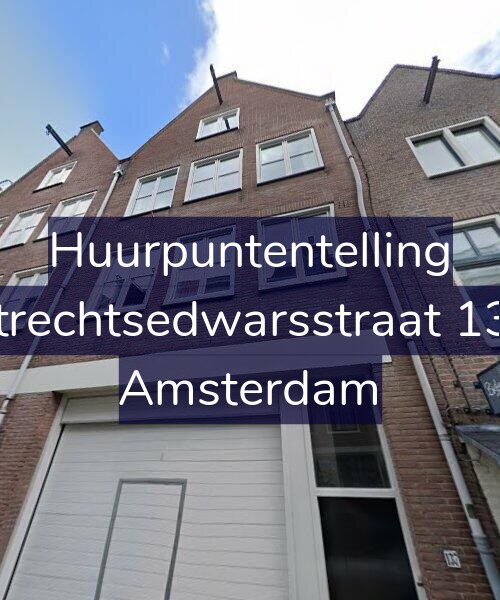 Foto gevel Huurpuntentelling voor Utrechtsedwarsstraat 137, Amsterdam