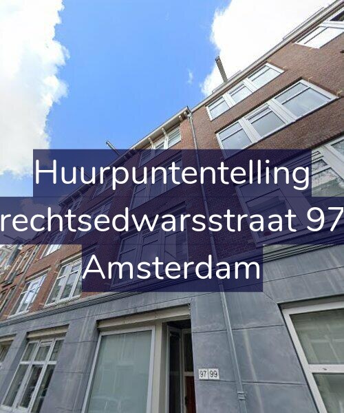 Foto gevel Huurpuntentelling voor Utrechtsedwarsstraat 97-2, Amsterdam