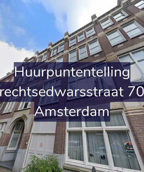 Foto gevel Huurpuntentelling voor Utrechtsedwarsstraat 70-B, Amsterdam