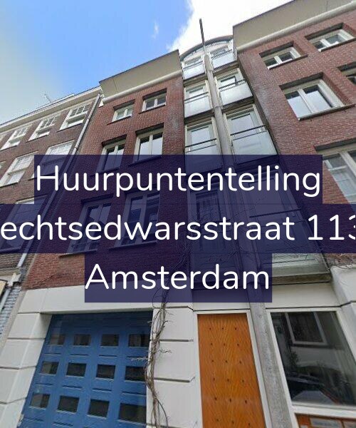 Foto gevel Huurpuntentelling voor Utrechtsedwarsstraat 113-B, Amsterdam