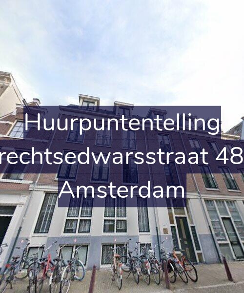 Foto gevel Huurpuntentelling voor Utrechtsedwarsstraat 48-D, Amsterdam