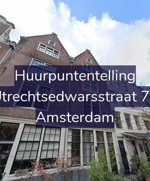 Foto gevel Huurpuntentelling voor Utrechtsedwarsstraat 78, Amsterdam