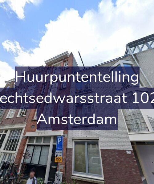 Foto gevel Huurpuntentelling voor Utrechtsedwarsstraat 102-H, Amsterdam