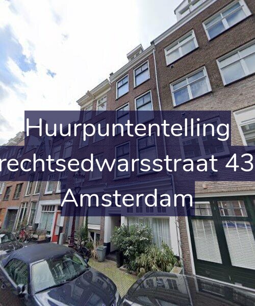 Foto gevel Huurpuntentelling voor Utrechtsedwarsstraat 43-H, Amsterdam