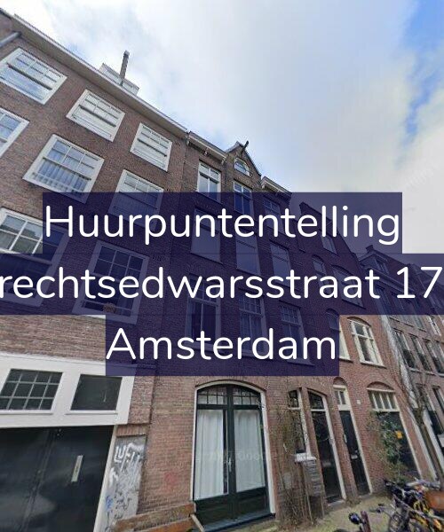 Foto gevel Huurpuntentelling voor Utrechtsedwarsstraat 17-A, Amsterdam