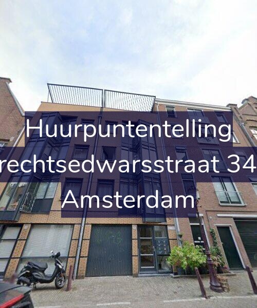 Foto gevel Huurpuntentelling voor Utrechtsedwarsstraat 34-H, Amsterdam