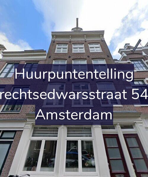 Foto gevel Huurpuntentelling voor Utrechtsedwarsstraat 54-C, Amsterdam
