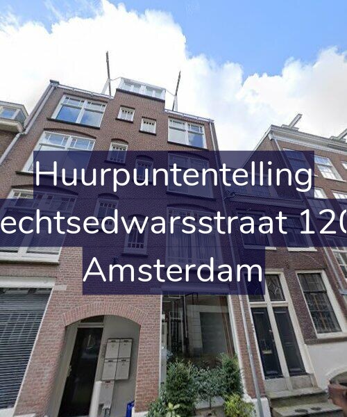 Foto gevel Huurpuntentelling voor Utrechtsedwarsstraat 120-B, Amsterdam