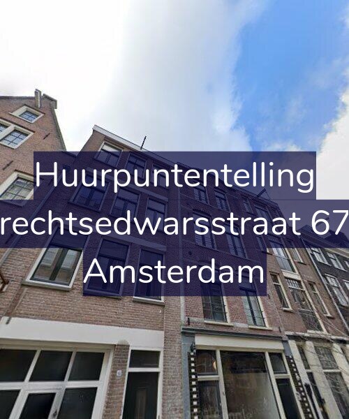 Foto gevel Huurpuntentelling voor Utrechtsedwarsstraat 67-2, Amsterdam