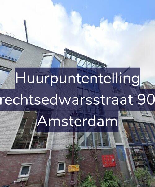 Foto gevel Huurpuntentelling voor Utrechtsedwarsstraat 90-C, Amsterdam
