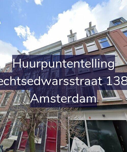 Foto gevel Huurpuntentelling voor Utrechtsedwarsstraat 138-2L, Amsterdam