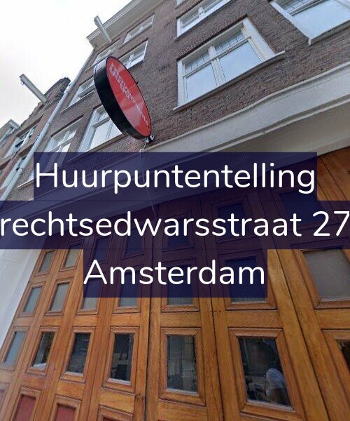 Foto gevel Huurpuntentelling voor Utrechtsedwarsstraat 27-1, Amsterdam