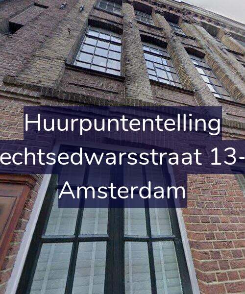 Foto gevel Huurpuntentelling voor Utrechtsedwarsstraat 13-H1, Amsterdam