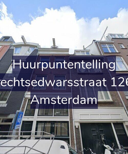 Foto gevel Huurpuntentelling voor Utrechtsedwarsstraat 126-1, Amsterdam