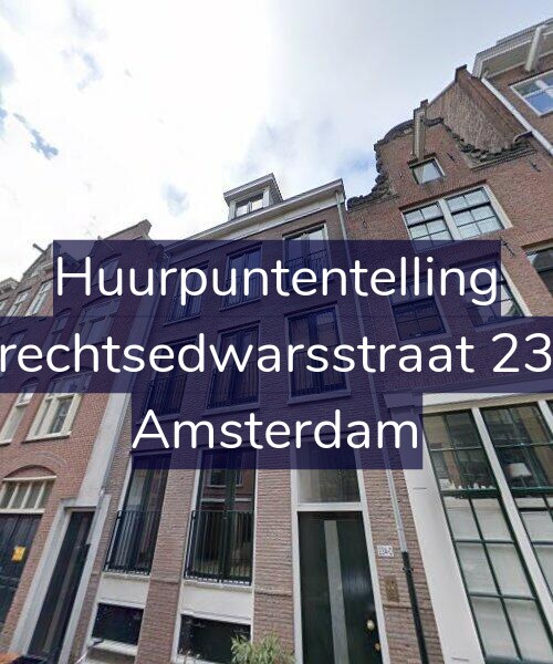 Foto gevel Huurpuntentelling voor Utrechtsedwarsstraat 23-C, Amsterdam