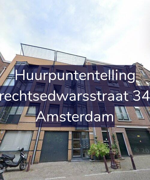 Foto gevel Huurpuntentelling voor Utrechtsedwarsstraat 34-A, Amsterdam