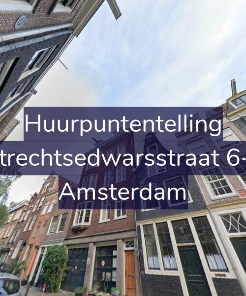 Foto gevel Huurpuntentelling voor Utrechtsedwarsstraat 6-3, Amsterdam