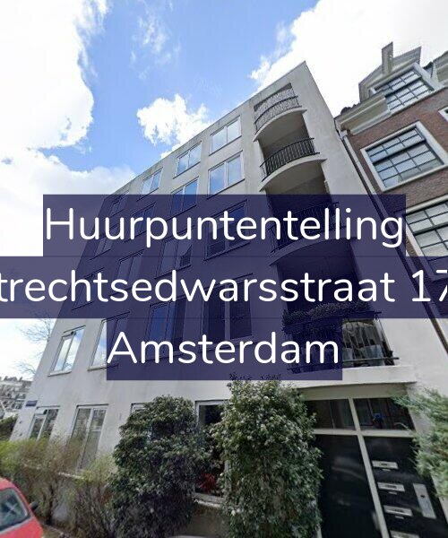 Foto gevel Huurpuntentelling voor Utrechtsedwarsstraat 172, Amsterdam