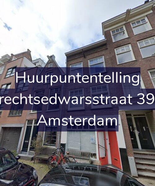 Foto gevel Huurpuntentelling voor Utrechtsedwarsstraat 39-H, Amsterdam