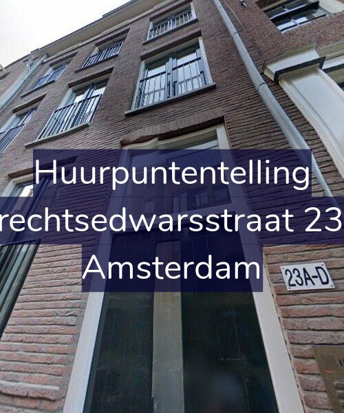 Foto gevel Huurpuntentelling voor Utrechtsedwarsstraat 23-D, Amsterdam