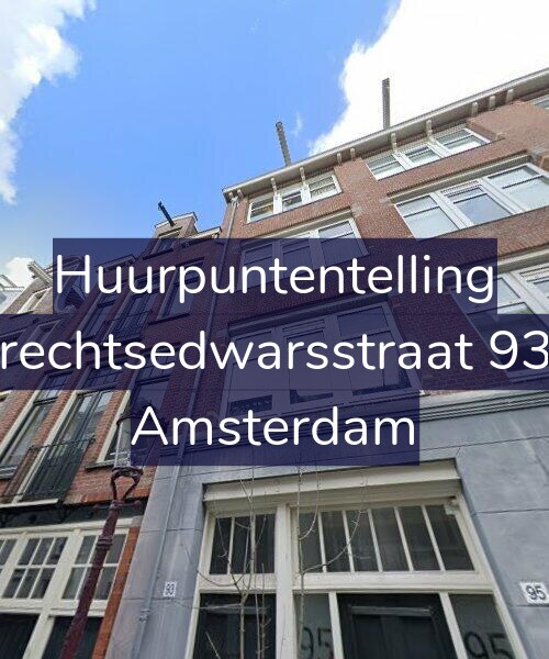 Foto gevel Huurpuntentelling voor Utrechtsedwarsstraat 93-2, Amsterdam