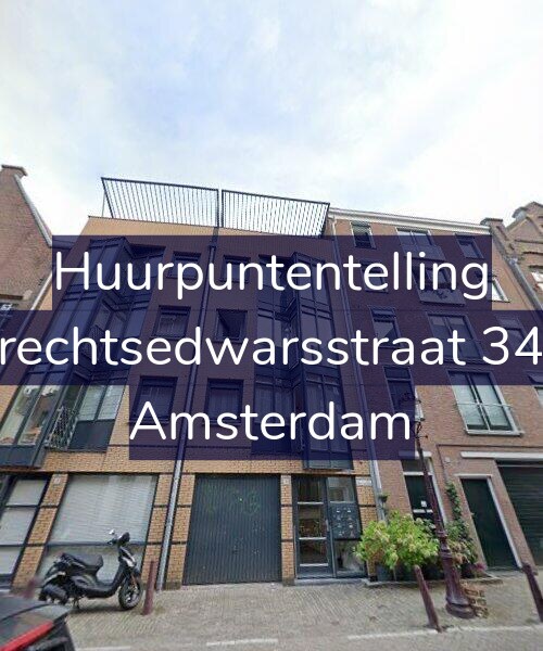 Foto gevel Huurpuntentelling voor Utrechtsedwarsstraat 34-B, Amsterdam