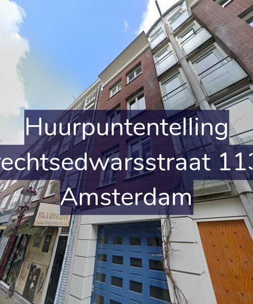 Foto gevel Huurpuntentelling voor Utrechtsedwarsstraat 113-E, Amsterdam