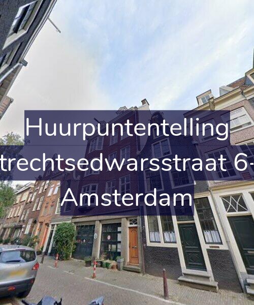 Foto gevel Huurpuntentelling voor Utrechtsedwarsstraat 6-1, Amsterdam