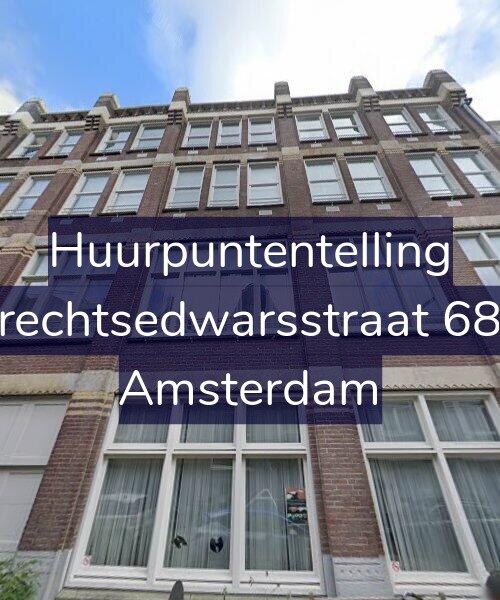 Foto gevel Huurpuntentelling voor Utrechtsedwarsstraat 68-C, Amsterdam