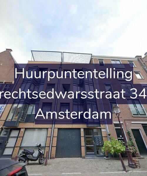 Foto gevel Huurpuntentelling voor Utrechtsedwarsstraat 34-D, Amsterdam