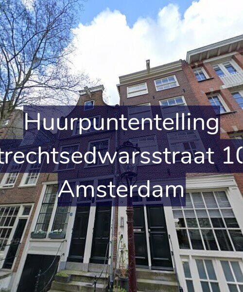 Foto gevel Huurpuntentelling voor Utrechtsedwarsstraat 106, Amsterdam