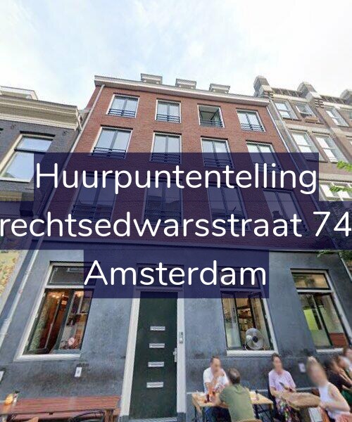 Foto gevel Huurpuntentelling voor Utrechtsedwarsstraat 74-C, Amsterdam
