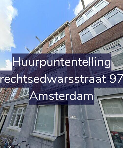 Foto gevel Huurpuntentelling voor Utrechtsedwarsstraat 97-3, Amsterdam