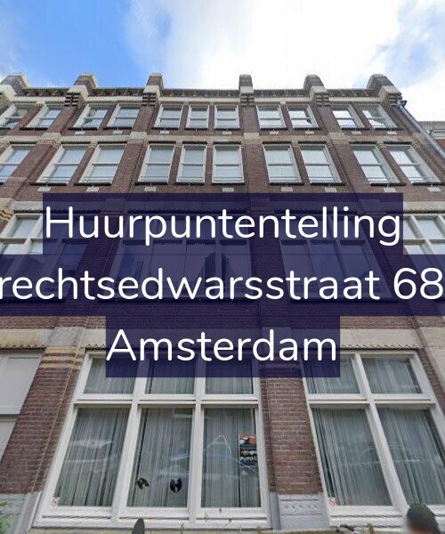 Foto gevel Huurpuntentelling voor Utrechtsedwarsstraat 68-D, Amsterdam