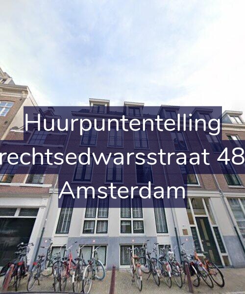 Foto gevel Huurpuntentelling voor Utrechtsedwarsstraat 48-A, Amsterdam