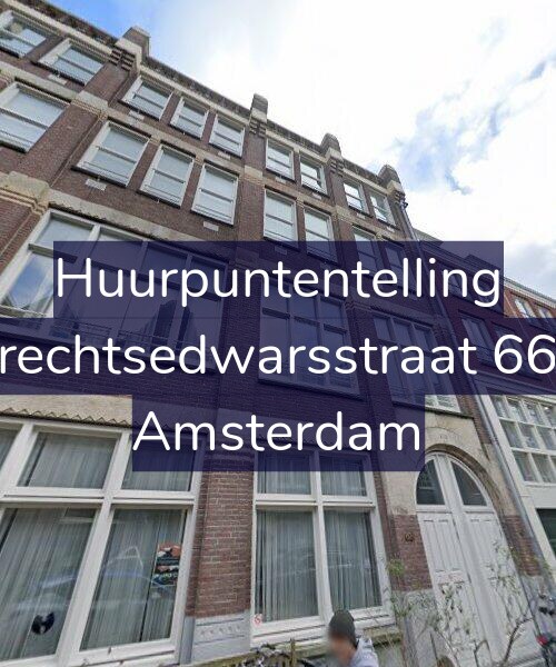 Foto gevel Huurpuntentelling voor Utrechtsedwarsstraat 66-C, Amsterdam