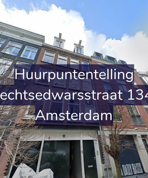 Foto gevel Huurpuntentelling voor Utrechtsedwarsstraat 134-C, Amsterdam