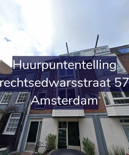 Foto gevel Huurpuntentelling voor Utrechtsedwarsstraat 57-C, Amsterdam