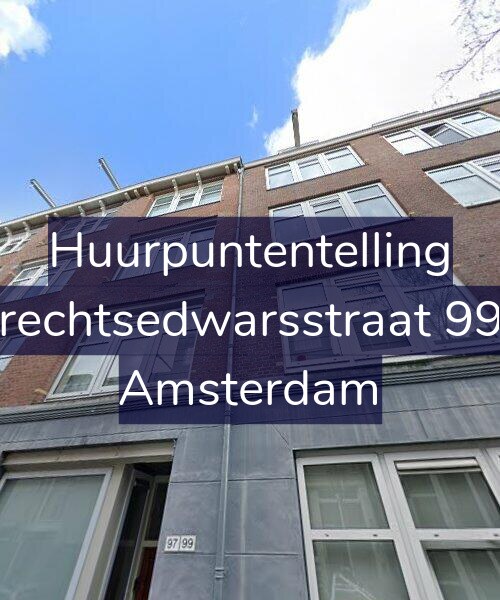 Foto gevel Huurpuntentelling voor Utrechtsedwarsstraat 99-2, Amsterdam